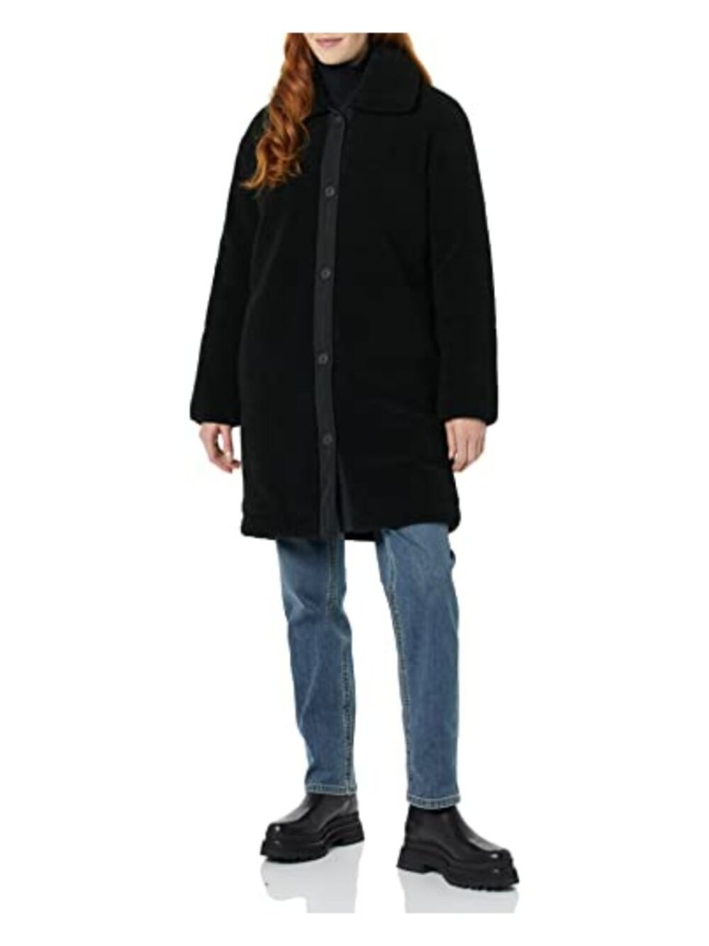 Oversized Teddy Sherpa Coat Warm Fleece Outerwear